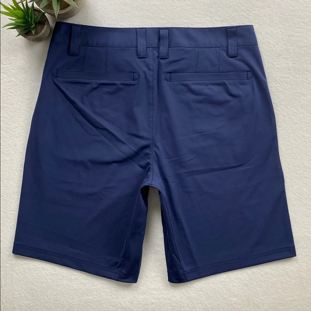 Rhone Commuter Flex Knit Flat Front Lifestyle/Performance Short (Navy) - Picture 2 of 16